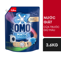 (Freeship 20k) Nước giặt OMO Chuyên gia giữ màu Bền đẹp Cửa trước 3.6kg