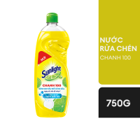 Nước rửa chén Sunlight Chanh 100 chai 750g