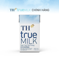 Lốc 4 hộp sữa tươi tiệt trùng có đường TH True Milk 110ml