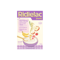 Bột ăn dặm Ridielac Gold Vị Gạo Trái Cây HG 200g