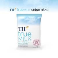 Combo 10 bịch sữa tươi TH True Milk nguyên chất bịch 220ml