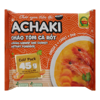 Cháo ăn liền Achaki vị tôm, cà rốt 72g (từ 1 tuổi)