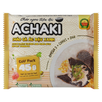 Cháo ăn liền Achaki vị gà ác, đậu xanh 72g (từ 1 tuổi)