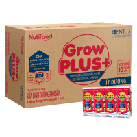 Thùng Sữa Pha Sẵn GrowPLUS 180ml Ít đường