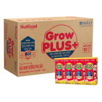 Sữa Bột Pha Sẵn Nuti Grow Plus + Đỏ, Thùng 180ml