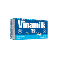 Thùng 48 Hộp Sữa Tươi Tiệt Trùng Vinamilk 100% Ít Đường Hộp 110ml