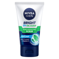 Sữa Rửa Mặt Nivea Men Hạt Mát Xa Sạch Nhờn Mát Lạnh 100g