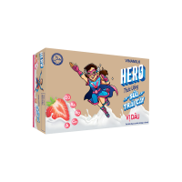 Thùng 48 Hộp Sữa Trái Cây Hero Vinamilk Hương Dâu 180ml