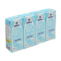 Lốc 4 hộp sữa tươi tiệt trùng Meta Fresh ít đường 180ml