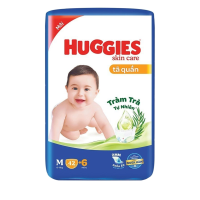 Tã quần Huggies Skincare M42 + 6 miếng