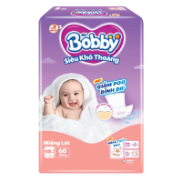 Miếng lót sơ sinh BOBBY NB2 60 miếng