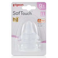 Núm ty Pigeon silicone siêu mềm Plus WN3 (LL)