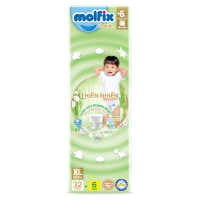 (Freeship 20k) Tã quần Molfix XL32 miếng