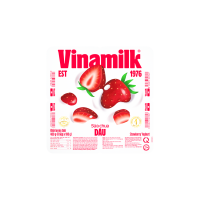 Lốc 4 Hủ Sữa chua ăn vinamilk dâu 400g (4*100g)