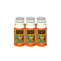Lốc 6 Chai Sữa Chua Uống SuSu Vị Cam Chai - Chai 80ml