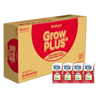 Thùng 48 Hộp Sữa Bột Pha Sẵn Nuti Grow Plus Đỏ 110ml