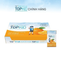 Thùng 48 hộp sữa trái cây TOPKID hương cam tự nhiên TH True Juice Milk 110ml