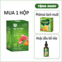 Bột ăn dặm Mămmy Sườn Heo Cà Rốt Bông Cải Xanh 6+ Hộp 140g