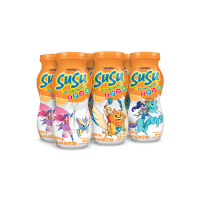 Lốc 6 Chai Sữa Chua Uống SuSu Vị Cam Chai - Chai 80ml