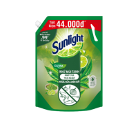 Nước rửa chén Sunlight Khử mùi tanh Matcha Trà Nhật túi 3.4kg