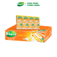 Thùng 48 Hộp Sữa Chua Lên Men Tự Nhiên Yomost Vị Cam (170ml/Hộp)