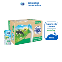 Thùng 48 Hộp Sữa Tươi Tiệt Trùng Dutch Lady Cô Gái Hà Lan Hương Vani (48 x 180ml)