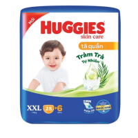 Tã quần Huggies Skincare XXL 28 + 6 miếng