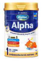 Sữa bột Dielac Alpha 1 - lon 400g (cho trẻ từ 0 - 6 tháng tuổi)