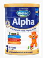 Sữa bột Dielac Alpha 3 - lon 1,5kg (cho trẻ từ 1 - 2 tuổi)