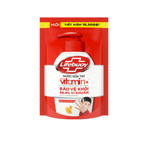 Nước rửa tay Lifebuoy Vitamin Bảo vệ vượt trội túi 400g