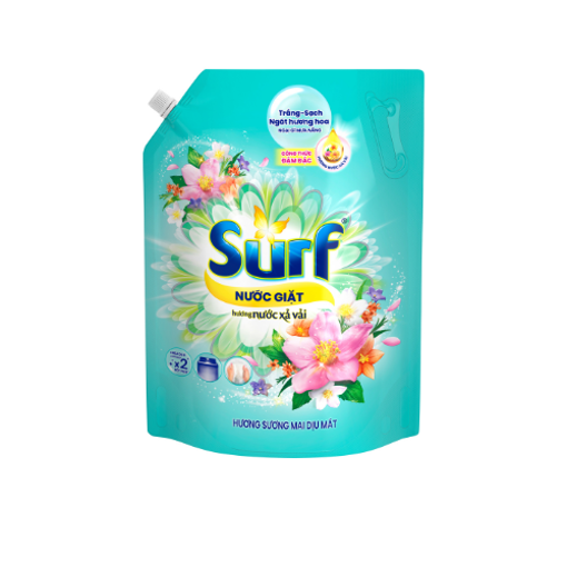 Nước giặt Surf hương Sương mai dịu mát 2.9Kg