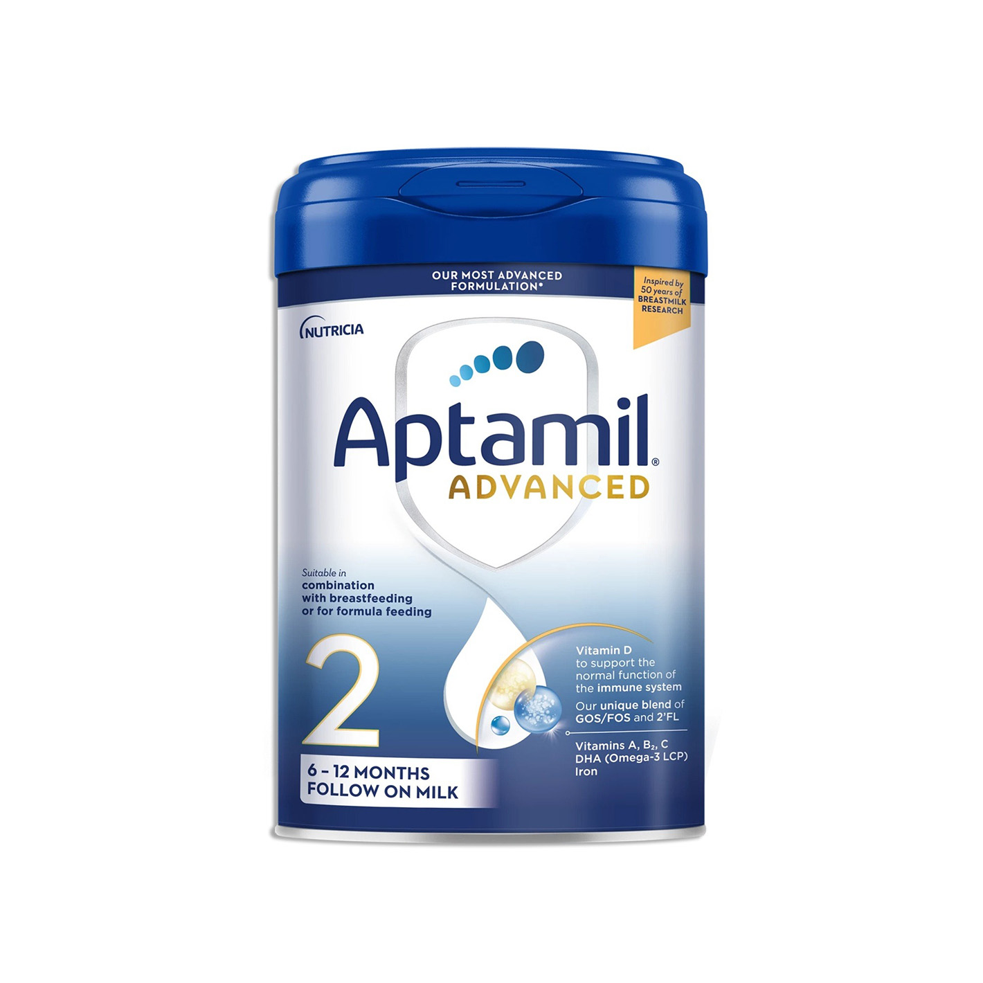 Sữa Aptamil Advanced Anh số 2 800g (6 - 12 tháng)