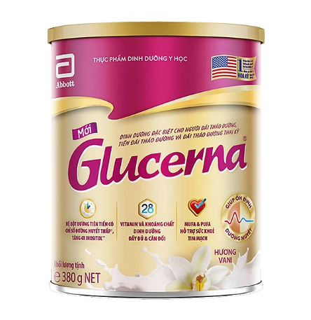 Sữa bột Glucerna Hương Vani 380g