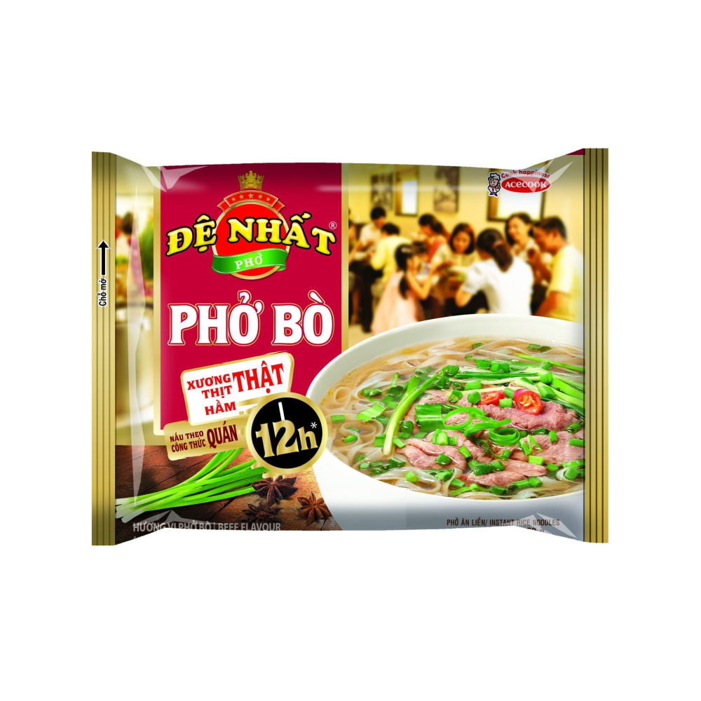 Combo 5 gói Phở Đệ Nhất Hương Vị Bò 65g