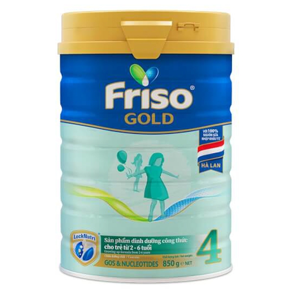 Sữa Friso Gold số 4 850g (2 - 6 tuổi