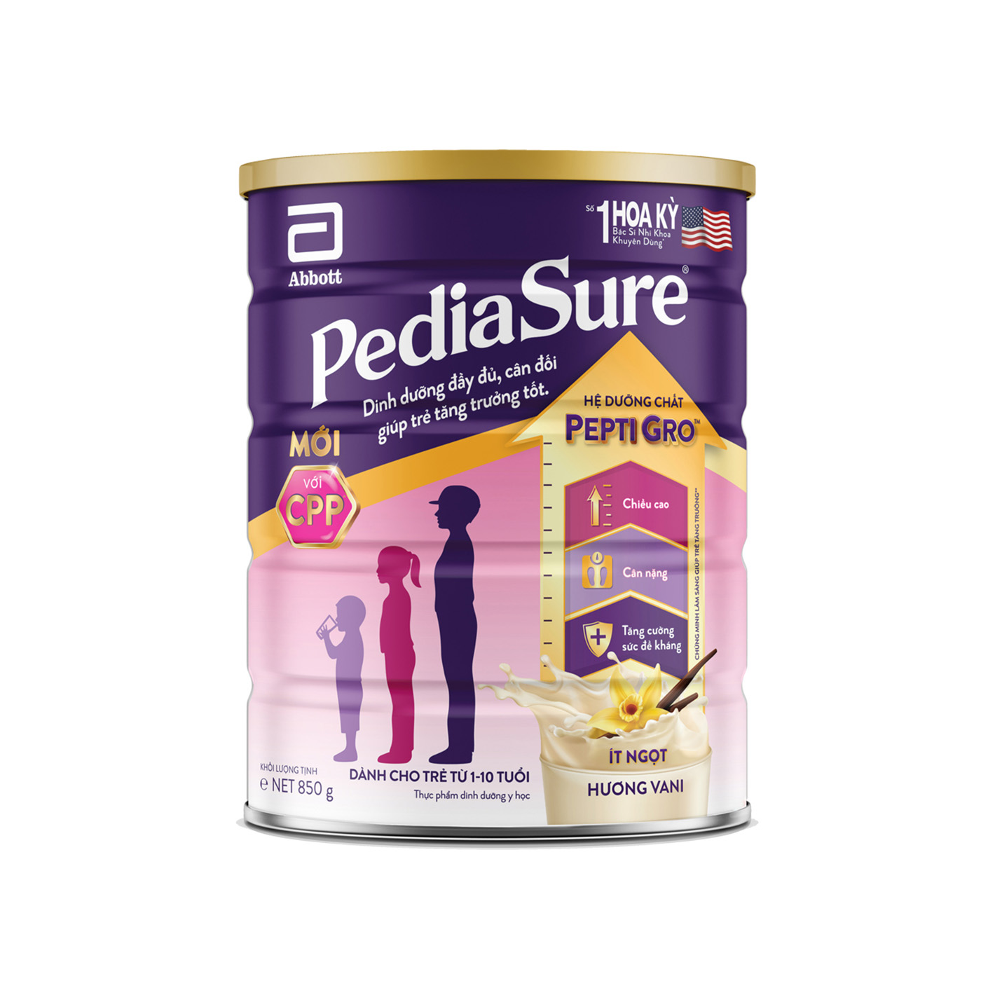 Sữa bột Pediasure 850g