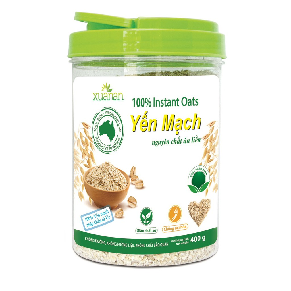 Yến mạch hữu cơ 400g Xuân An