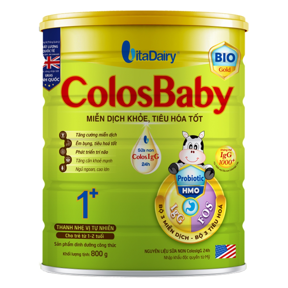 (Freeship 20k) Sữa ColosBaby BIO 1+ 800g (Dành cho trẻ 1-2 tuổi)