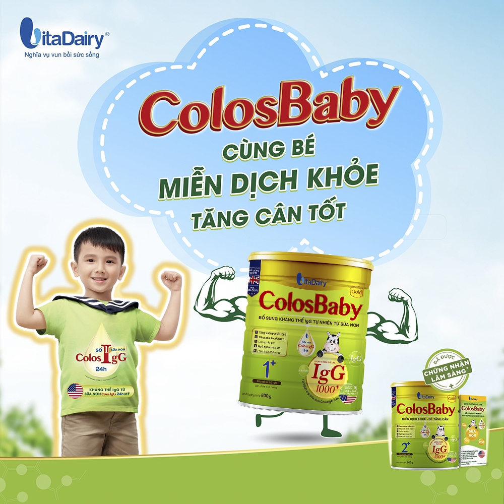 (Freeship 20k) Sữa ColosBaby Gold 1+ 800g (Dành cho trẻ 1-2 tuổi)