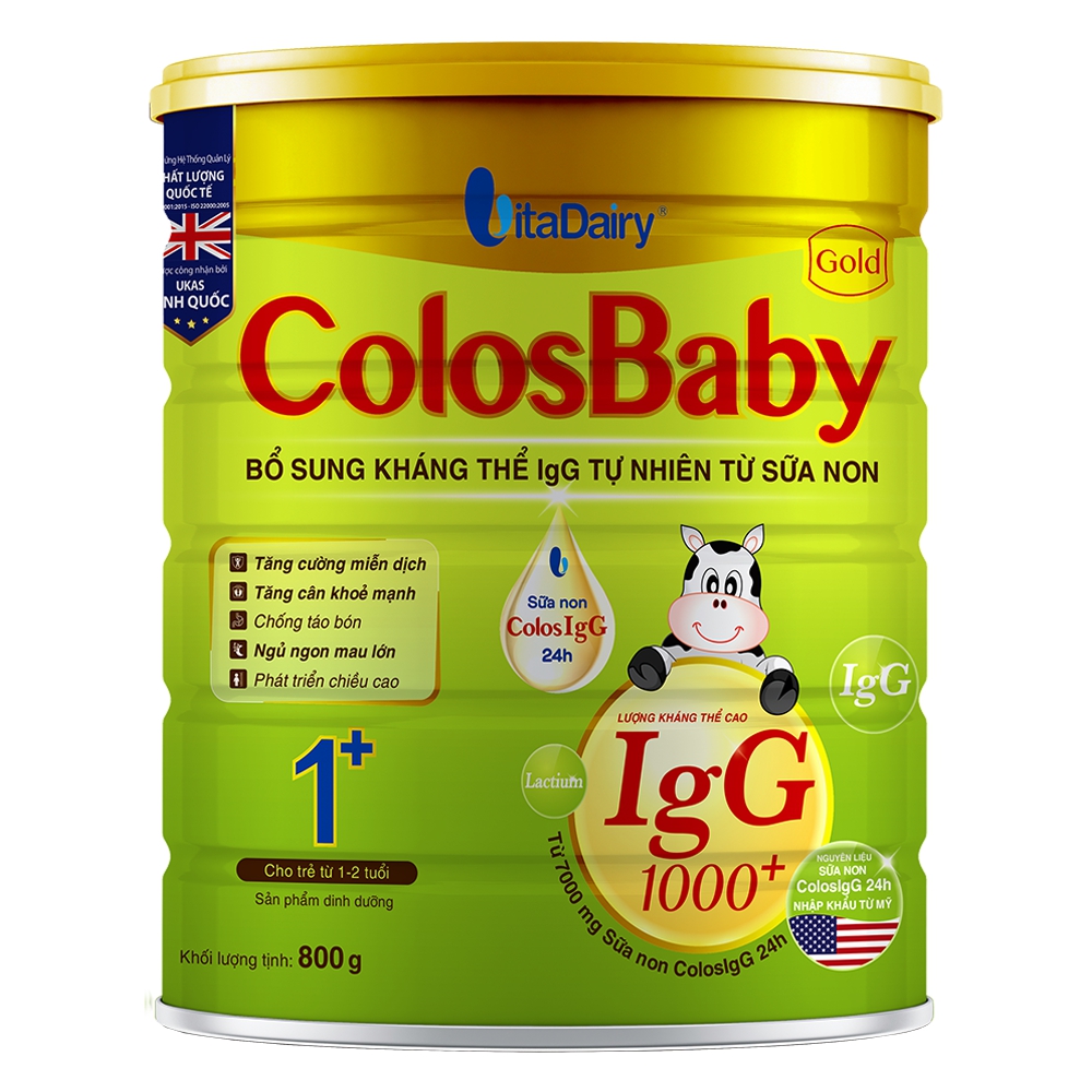 (Freeship 20k) Sữa ColosBaby Gold 1+ 800g (Dành cho trẻ 1-2 tuổi)