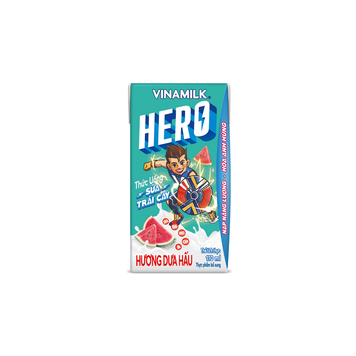 Combo 24 Hộp Sữa Trái Cây Hero Vinamilk Hương Dưa Hấu 110ml