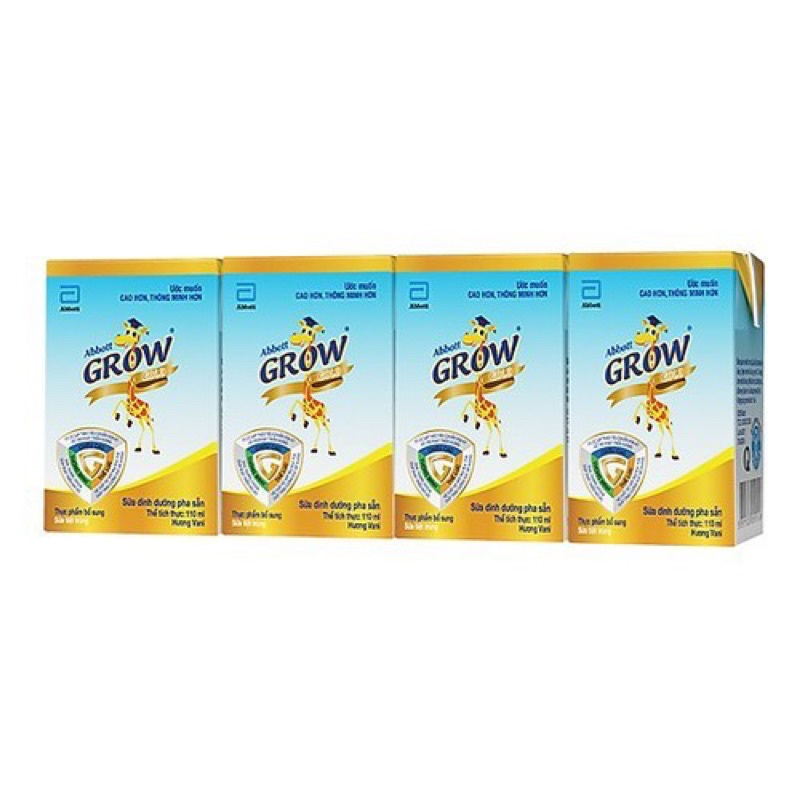 Combo 11 + 1 Hộp Sữa Bột Pha Sẵn Abbott Grow Gold 110ml, >1 Tuổi