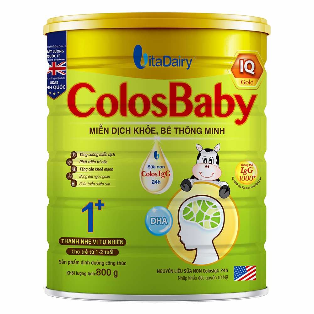 (Freeship 20k) Sữa ColosBaby IQ 1+ 800g (Dành cho trẻ 1-2 tuổi)