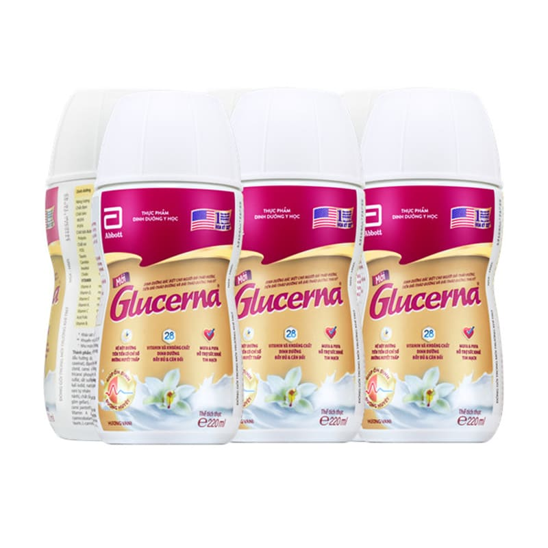 Lốc 6 Chai Sữa Nước Glucerna 220ml