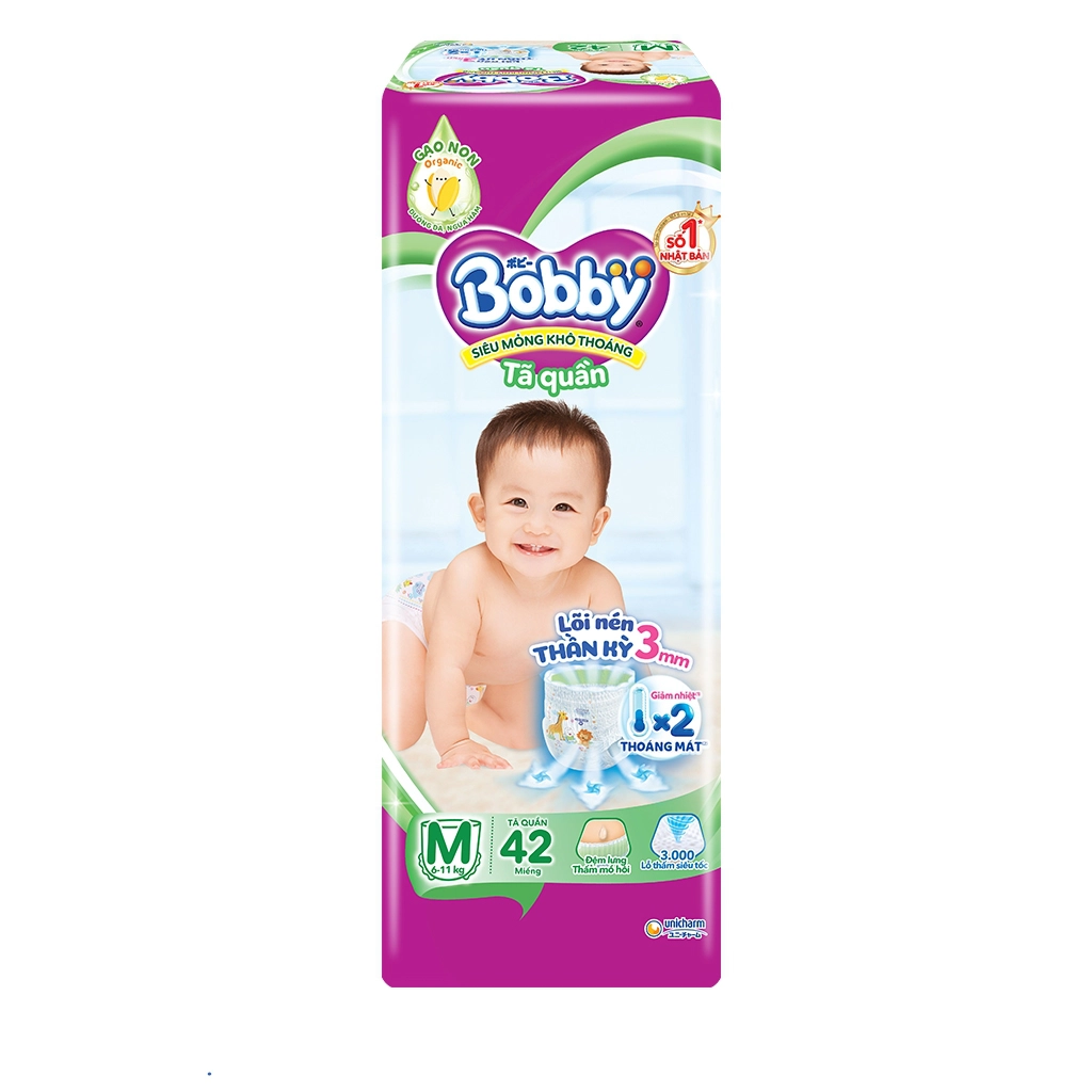 Tã quần Bobby M42 miếng