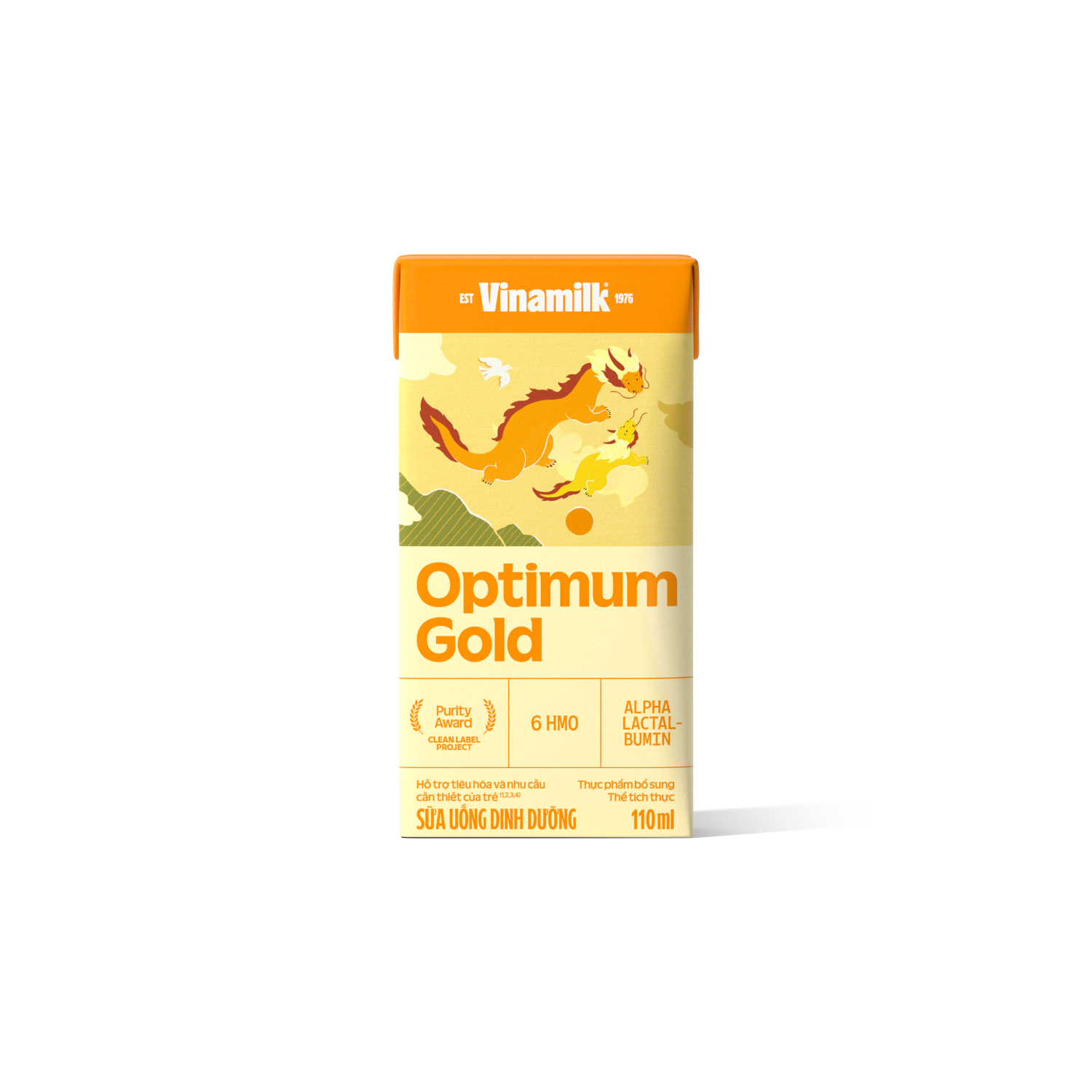 (Mẫu mới) Thùng 48 Hộp SBPS Optimum Gold 110ml (>1 Tuổi)