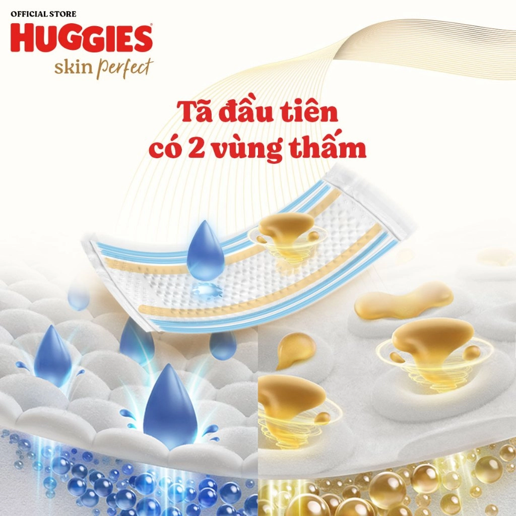 Miếng lót sơ sinh Huggies NB2 60 miếng