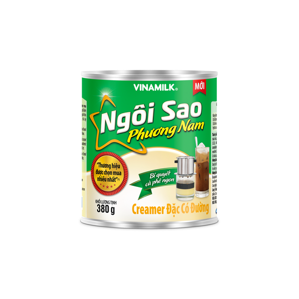 Thùng 48 Lon Sữa Đặc Ngôi Sao Phương Nam Xanh Lá Lon 380g