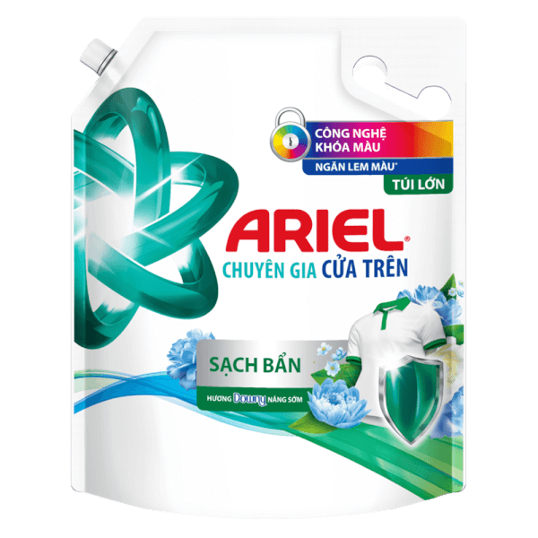 (Freeship 20k) Nước giặt Ariel túi 3.4kg Sạch bẩn hương Downy Nắng Sớm