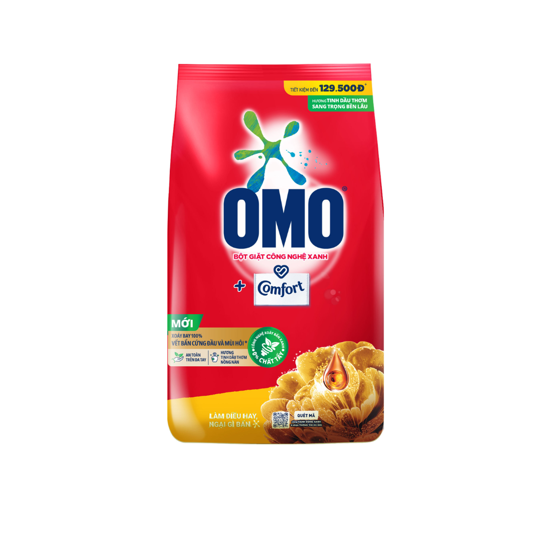 (Freeship 20k) Bột giặt OMO Tinh dầu thơm Nồng nàn 5.3kg